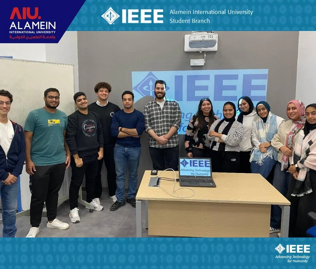IEEE AIU members during the first general meeting